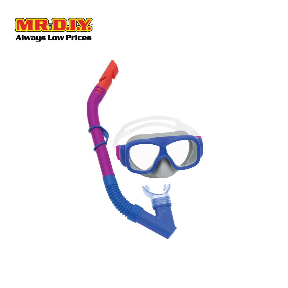 BESTWAY Explora Youth Adjustable Impact Resistant UV Protective Snorkel Mask - Image 5