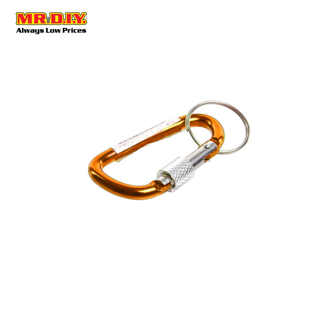 (MR.DIY) Lockable Carabiner D-Shape Aluminium Clip Snap Spring Fast Link Hook Buckle (5.5cm) - Image 8
