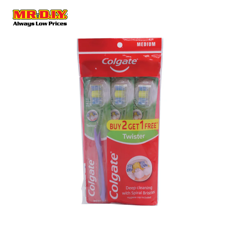 COLGATE Twister Medium Buy 2 Free 1 (Polybag)
