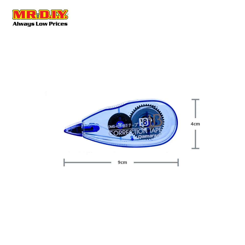 (MR.DIY) DAIMARSE Jumbo Strong Adhesion Non-Toxic Correction Tape - DMS428 [18m] (0.5mm) - Image 5