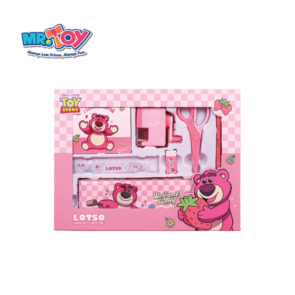 DISNEY Lotso 7-in-1 Stationery Set Box for Girl Student