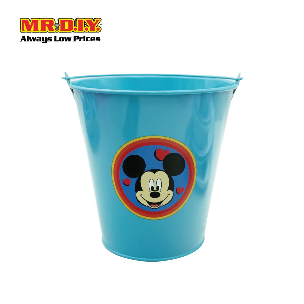 Disney Mickey Metal Pail (15cm x 15cm)