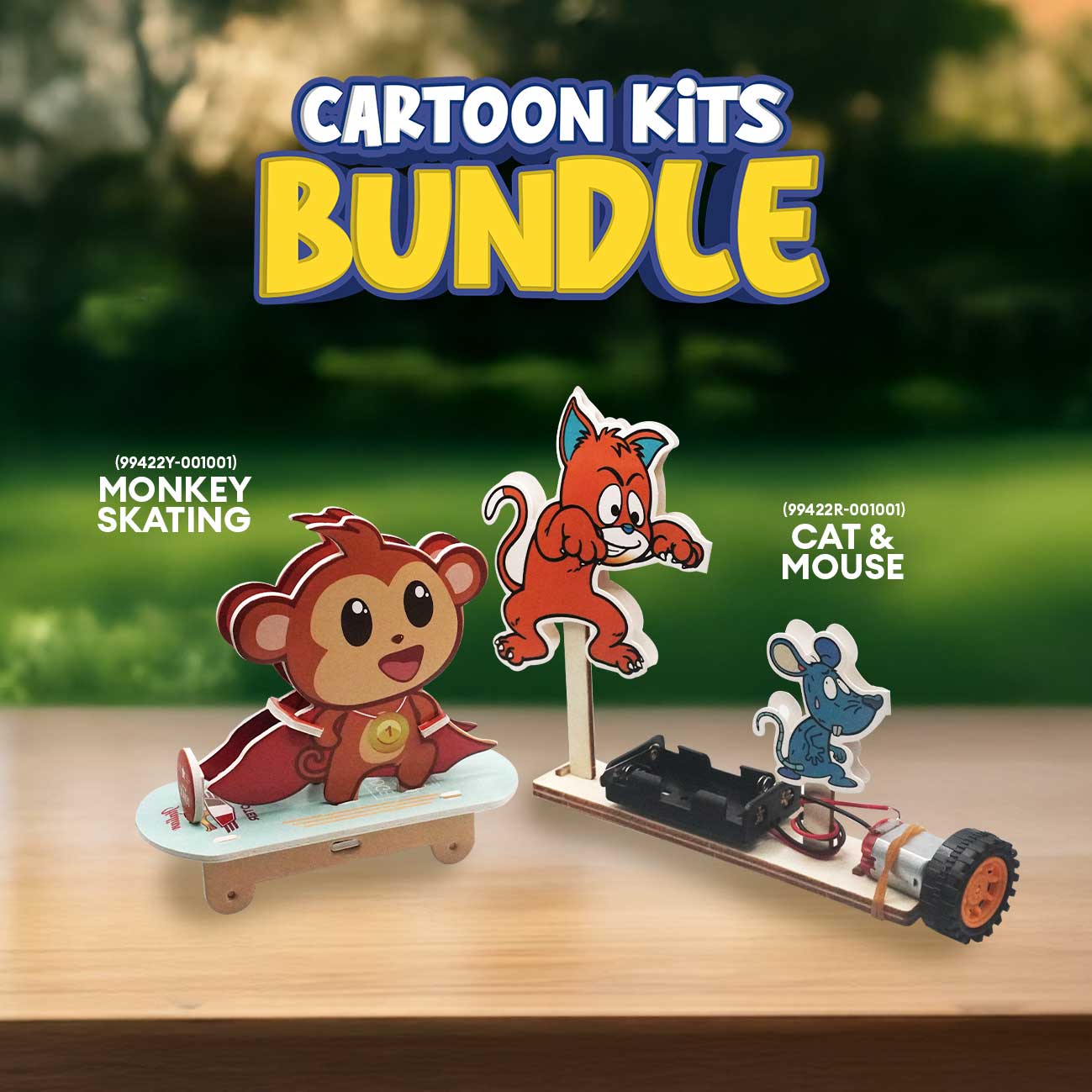 DIY STEM Cartoon Kits Bundle