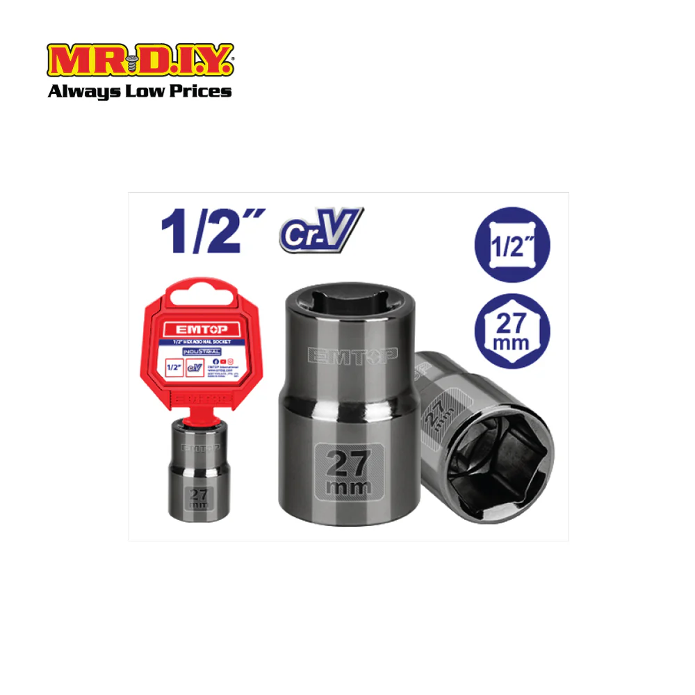 [PRE-ORDER] EMTOP 1/2" Hexagonal socket  - ESCT12271