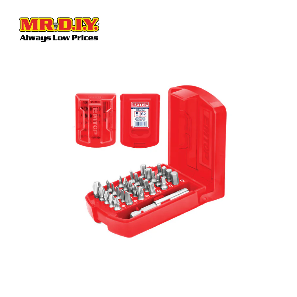 [PRE-ORDER] EMTOP 30 Pcs screwdriver bits set  - ESDB08301