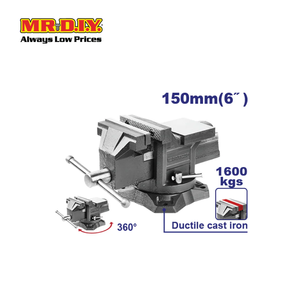 [PRE-ORDER] EMTOP Bench vice 6" - EBVE0601