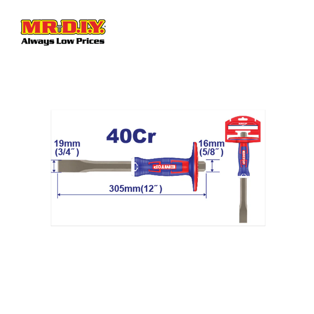 [PRE-ORDER] EMTOP Cold chisel 19mm - ECCL191602