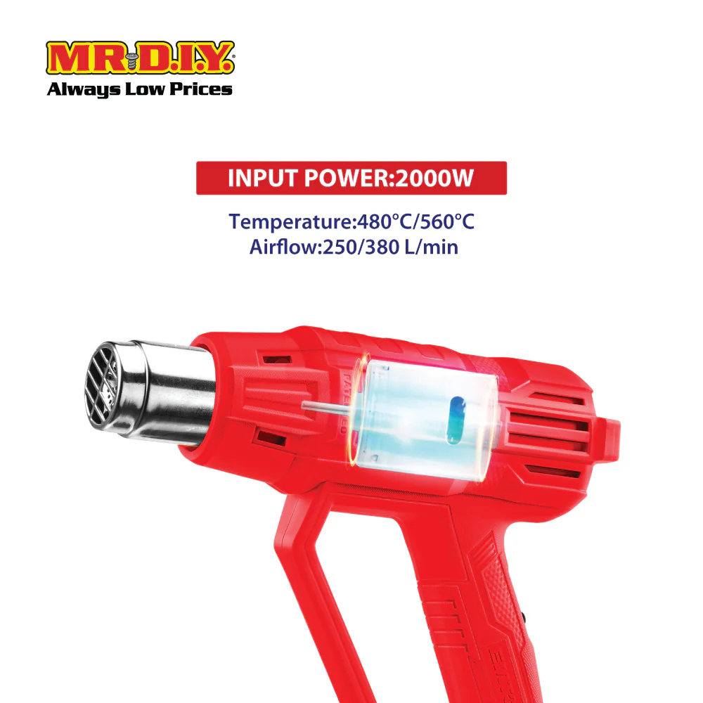 EMTOP Heat Gun EHGN20002-3 - Image 5
