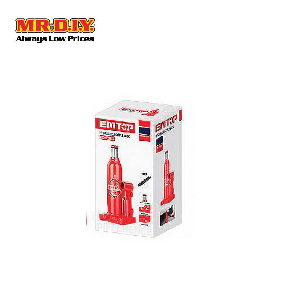 EMTOP Hydraulic bottle jack 4 Ton - EHJK1041 - Image 2