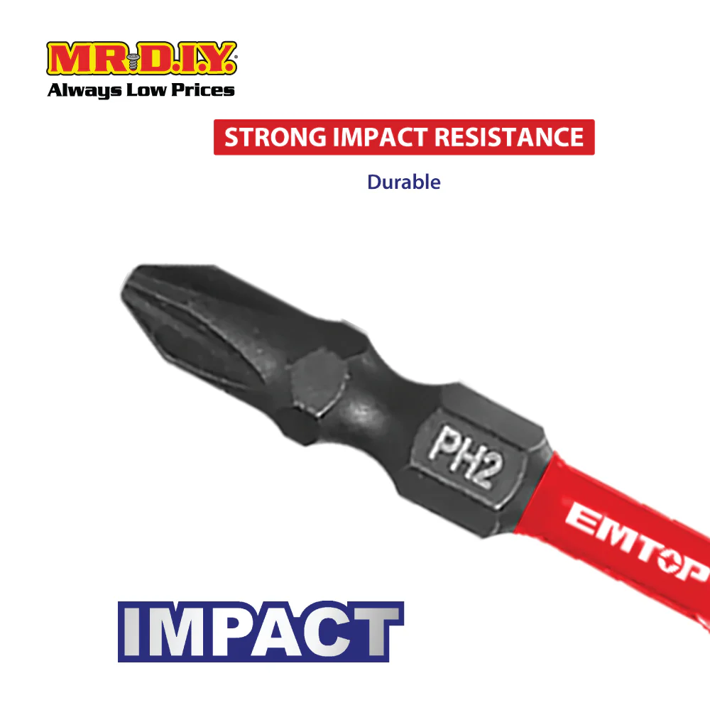EMTOP Impact screwdriver bits - ESBTMPH233 - Image 3