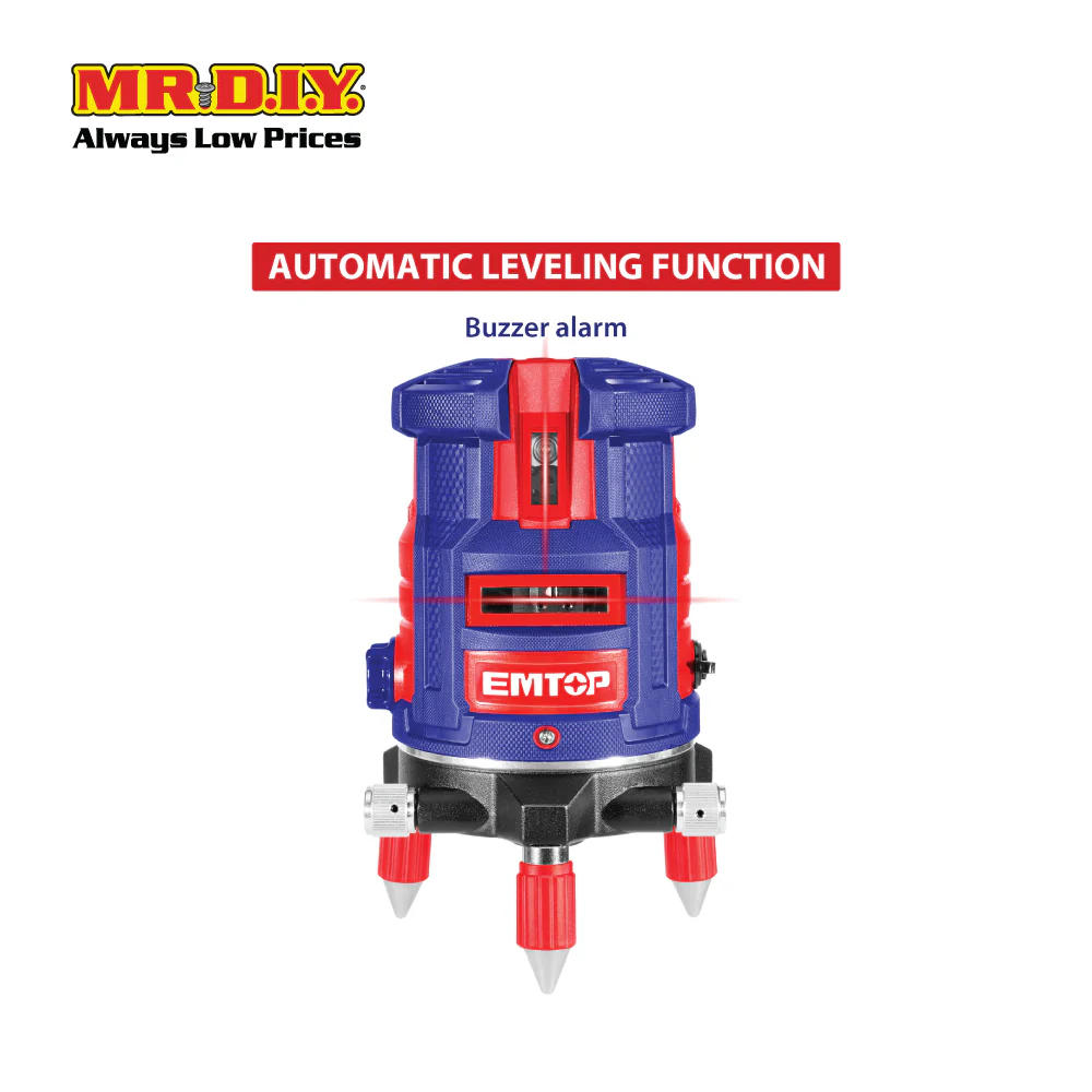 EMTOP Self-Leveling Line Laser(Red laser beams) - ESLE53001 - Image 3