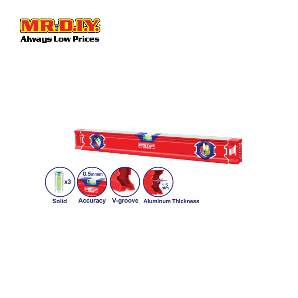 [PRE-ORDER] EMTOP Spirit level 60cm - ESLL26001