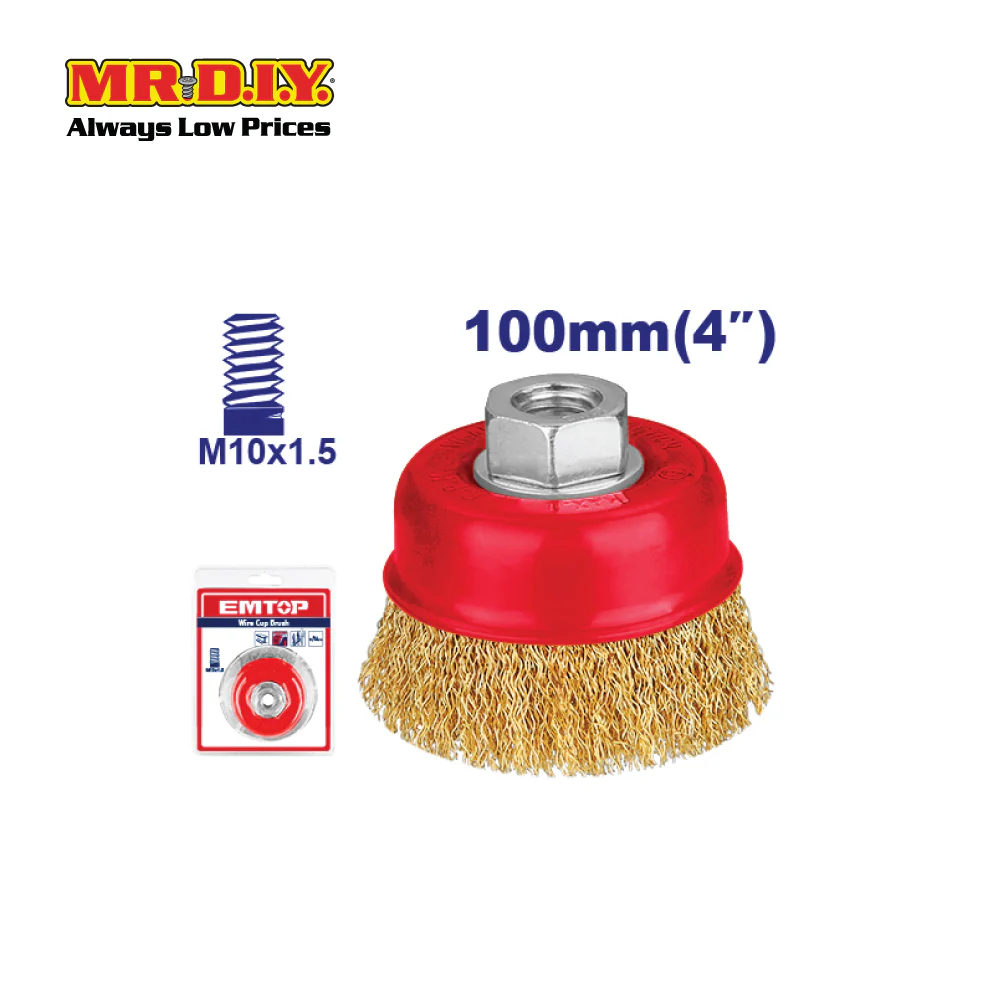 [PRE-ORDER] EMTOP Wire cup brush 100mm - EWCB61005