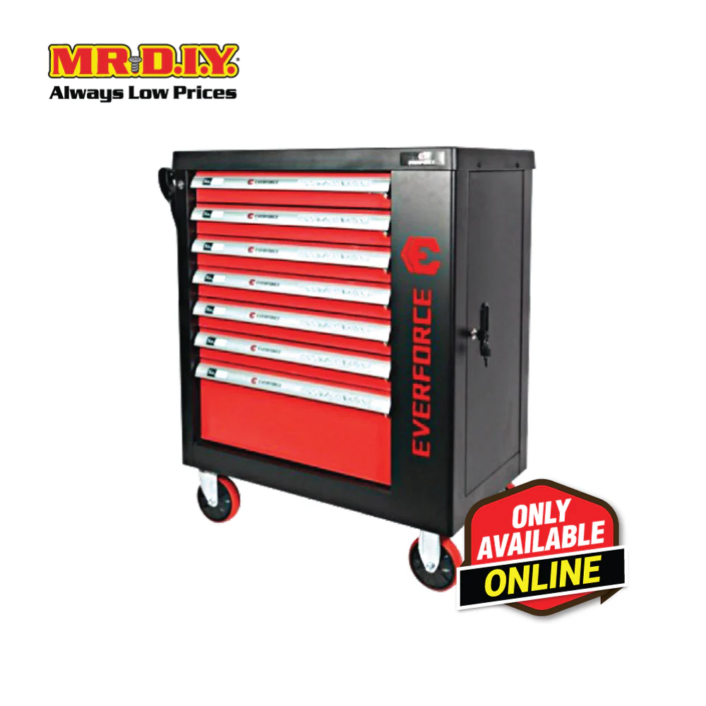 EVERFORCE 7 Drawer Roller Cabinet with 275 Tool Set