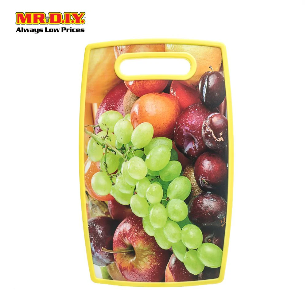 (MR.DIY) Heavy Plastic Fruity Double Sided Multi-Function Chopping Board