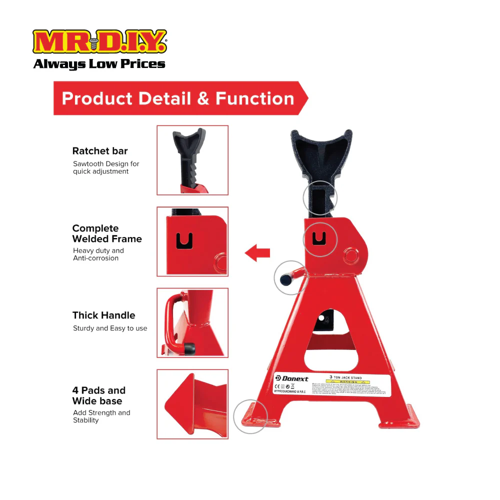 Jack Stand (6 Ton) - Image 4