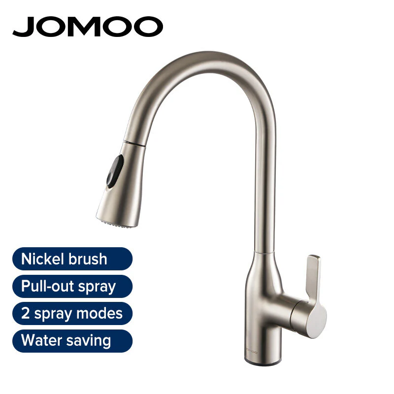 JOMOO Single Lever Pull-down Kitchen Faucet 33138-123/5B-Z