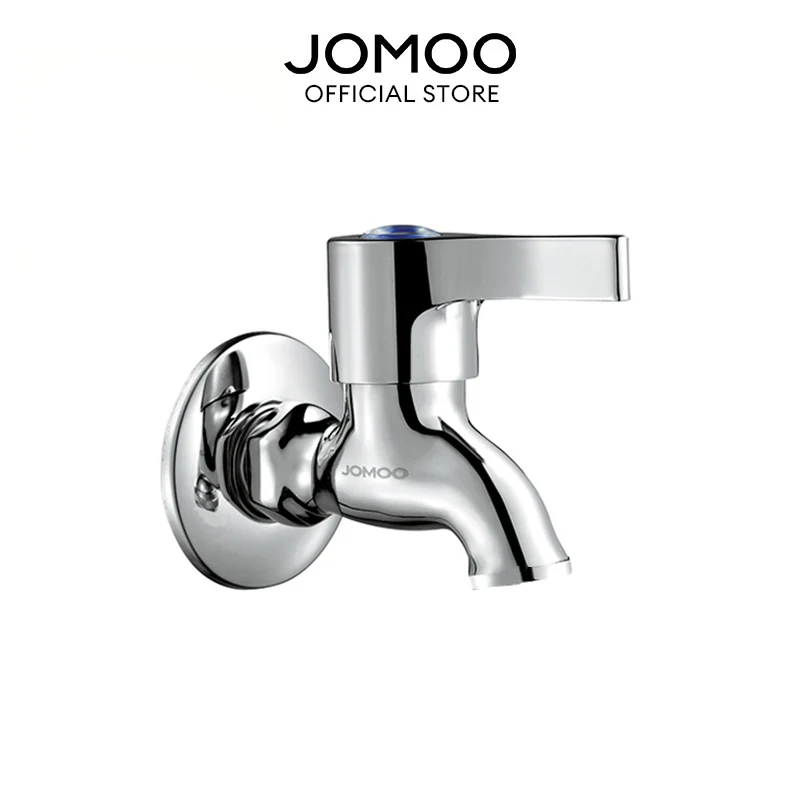 JOMOO Wall Bib Tap 7116 Solid brass Thickened Smooth Non-splashing Multi-layer Plating Durable Water Tap