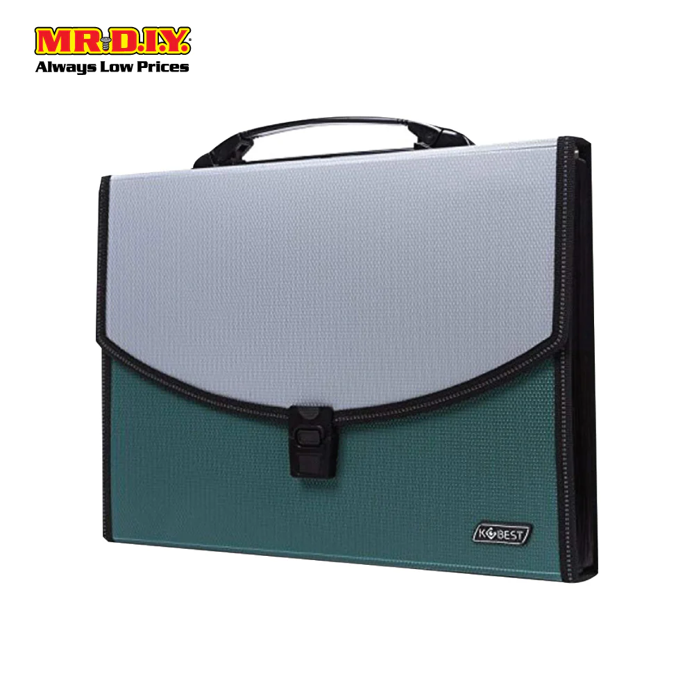 KOBEST 12 Pockets A4 Document File Folder Bag