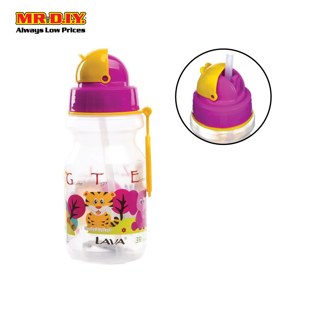 LAVA Cartoon Animal Straw Cup Bottle (500ml)
