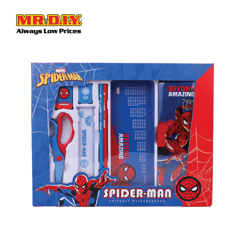 MARVEL Spiderman 7-in-1 Stationery Set for Student