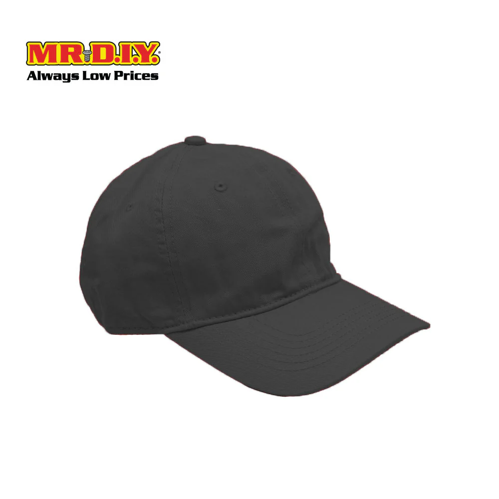 (MR.DIY) Adjustable Cotton Snapback Cap - BLACK - Color Series