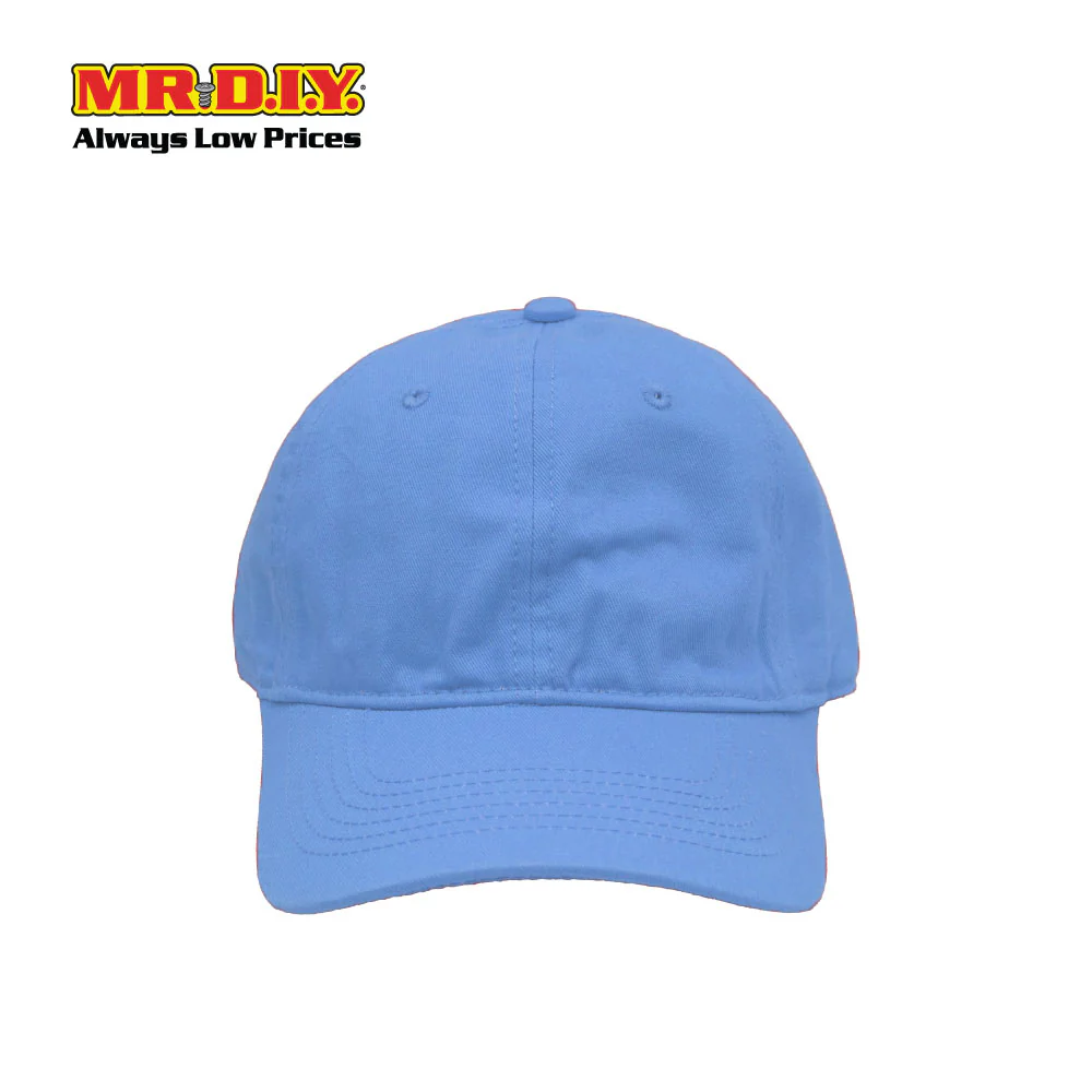 (MR.DIY) Adjustable Cotton Snapback Cap - BLUE - Color Series - Image 3