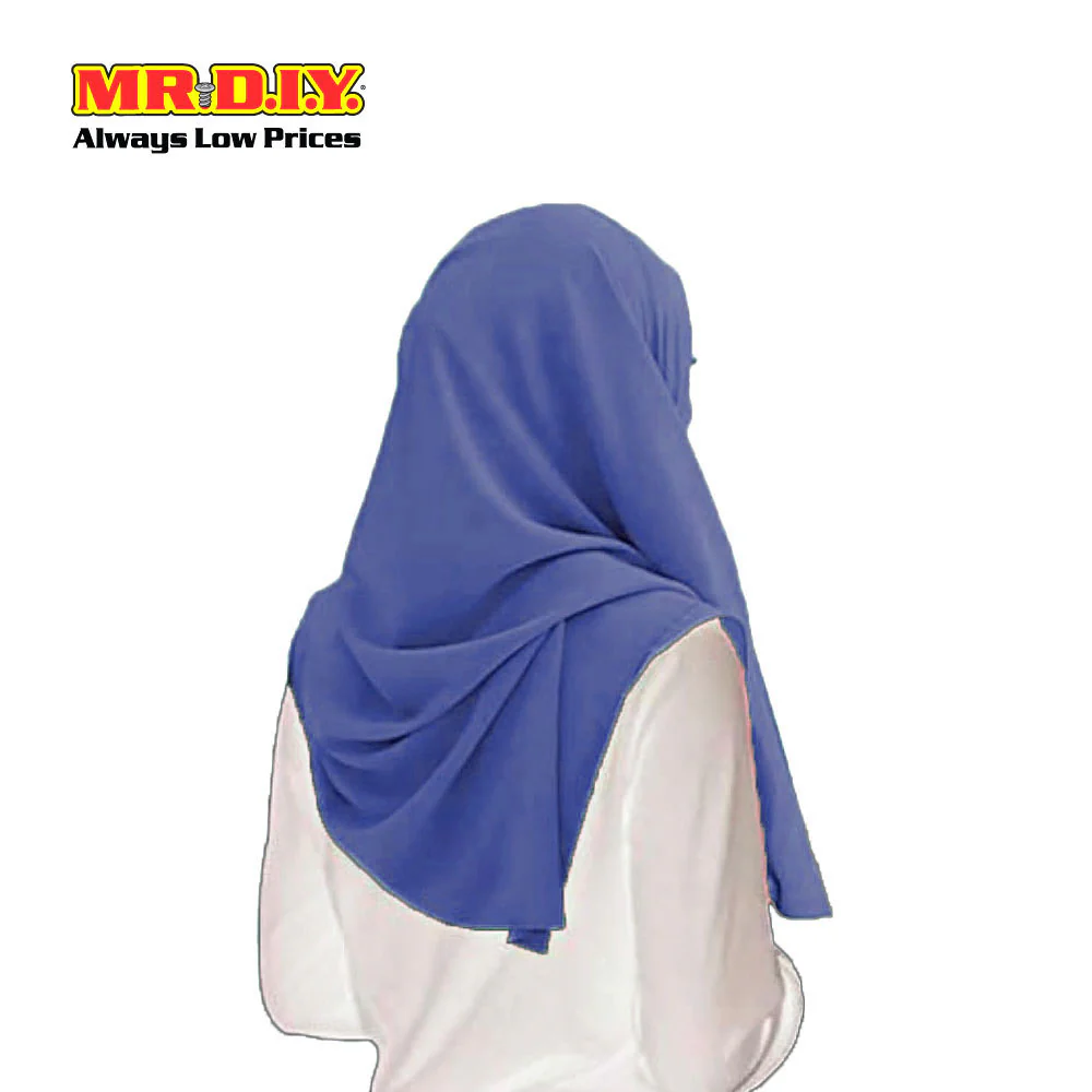 (MR. DIY) Basic Chiffon Scarf (45inch) - Blue - Color Series