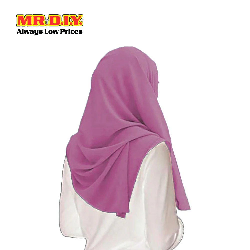 (MR. DIY) Basic Chiffon Scarf (45inch) - Light Pink - Color Series