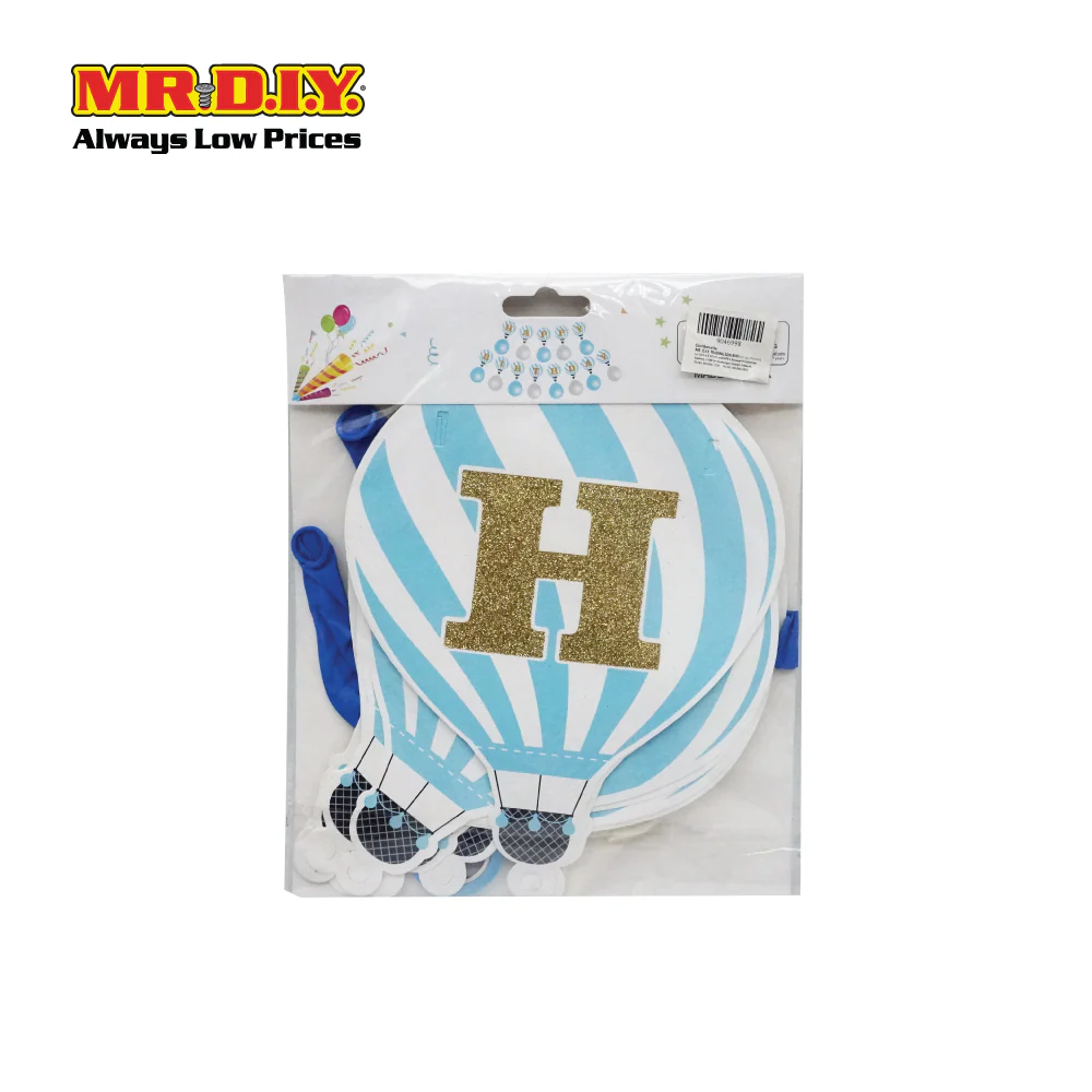 (MR.DIY) Birthday Party Flag With Balloon - Image 4