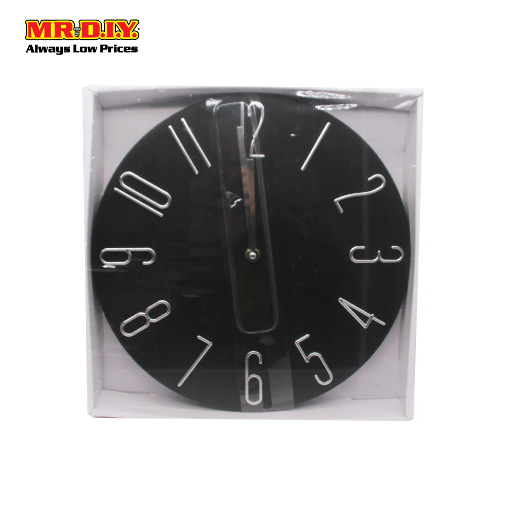 (MR.DIY) Circular Minimalistic Wall Clock WSH-0440-12 - Image 2