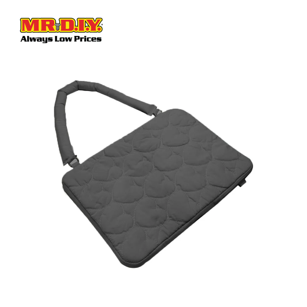 (MR.DIY) Heart Briefcase Office Laptop bag - BLACK - Color Series - Image 4