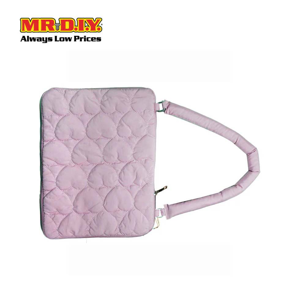 (MR.DIY) Heart Briefcase Office Laptop bag - LIGHT PINK - Color Series - Image 6