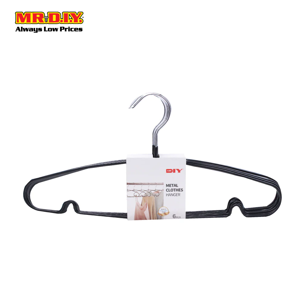 (MR.DIY) Metal Clothes Hanger MHS0266 - 6pcs