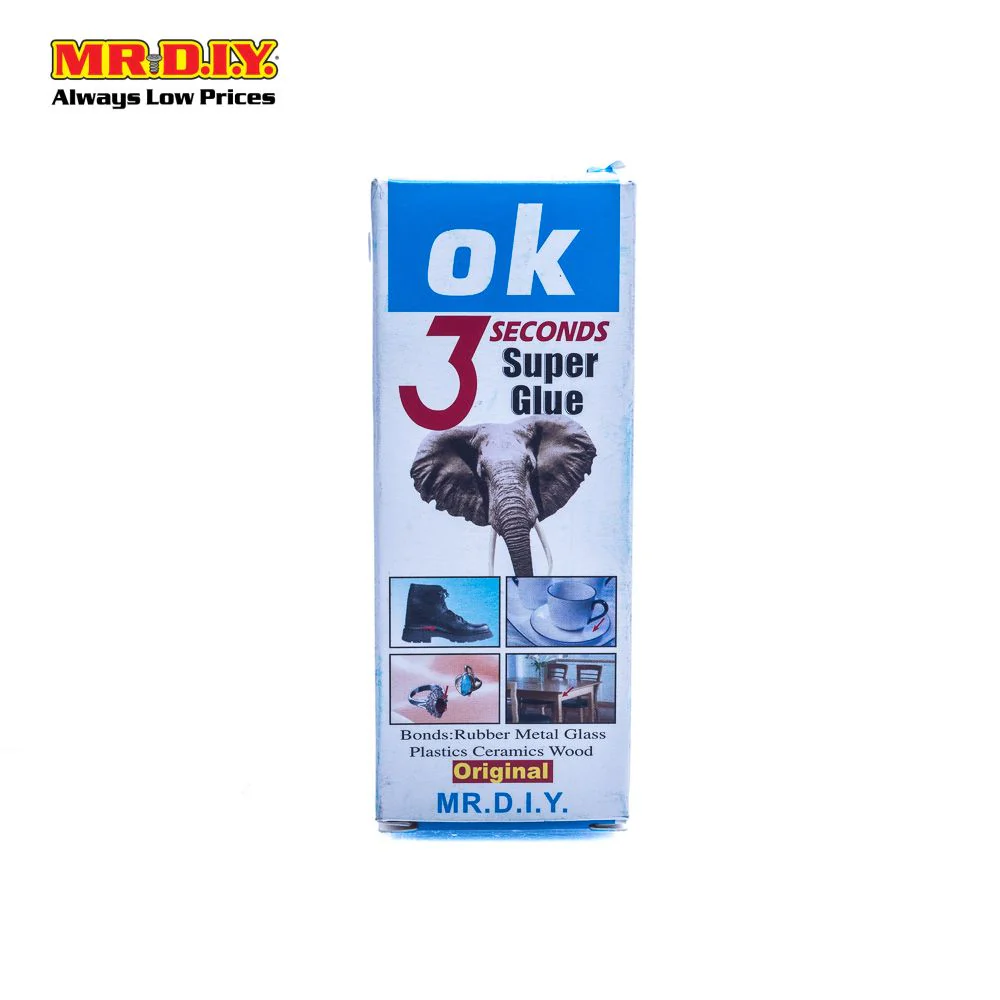 (MR.DIY) OK Original 3 Seconds Super Glue (13g)