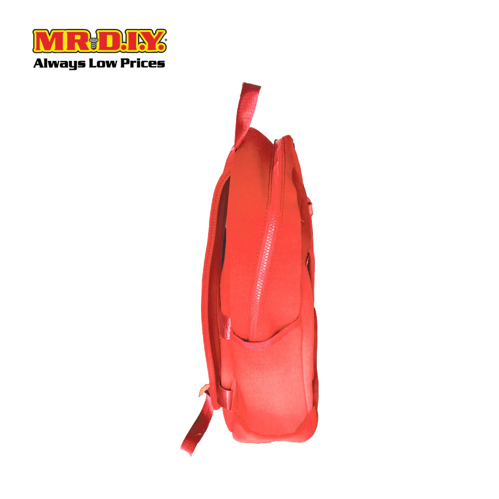 (MR.DIY) Plain Casual Shoulder Backpack - ORANGE - Color Series - Image 3