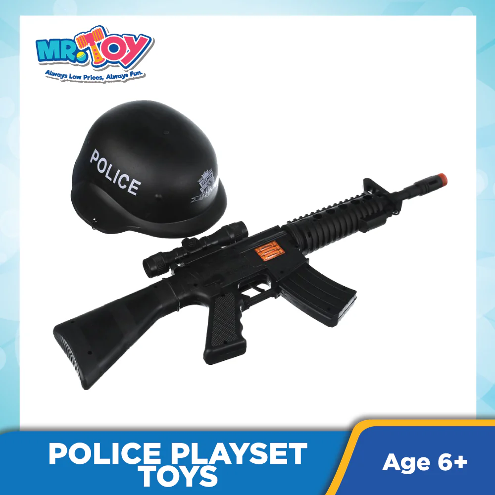 (MR.DIY) Police Playset Toys (2pcs)