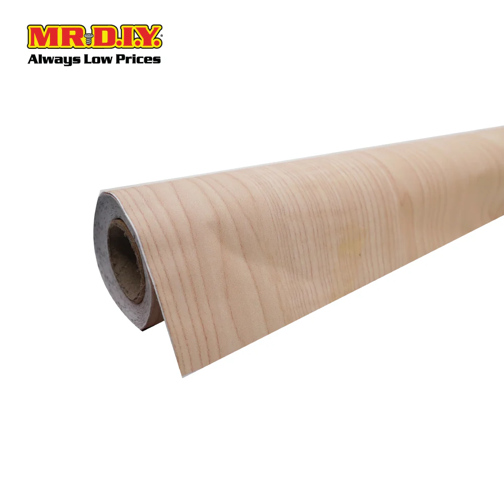 (MR.DIY) PVC Self-Adhesive Wood Wallpaper (45cmx5m)