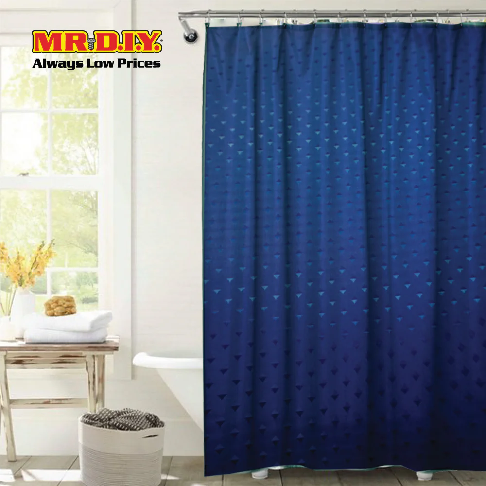 (MR.DIY) Shower Curtain (180cm x 180cm) - Image 2