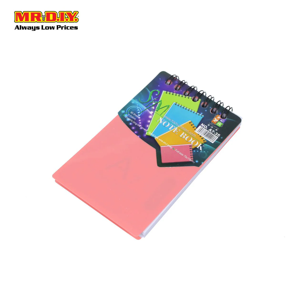 (MR.DIY) Small Note Book  A7-35 - Image 4