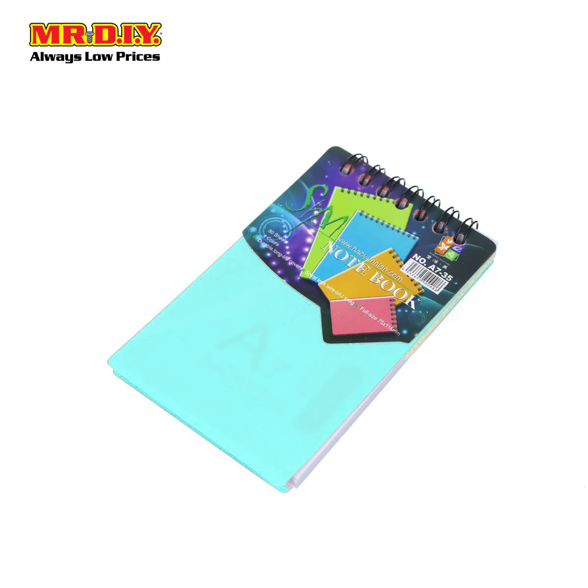 (MR.DIY) Small Note Book  A7-35 - Image 7