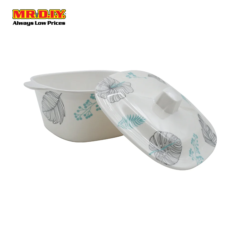 (MR.DIY) Square Lid Melamine Bowl (21cm) - Image 4