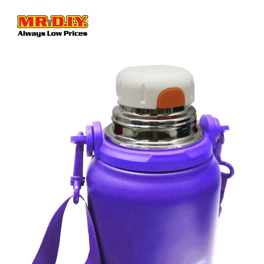 (MR. DIY) Stainless Steel Bottle Tumbler with Handle (800ml) - PURPLE - Color Series - Image 3