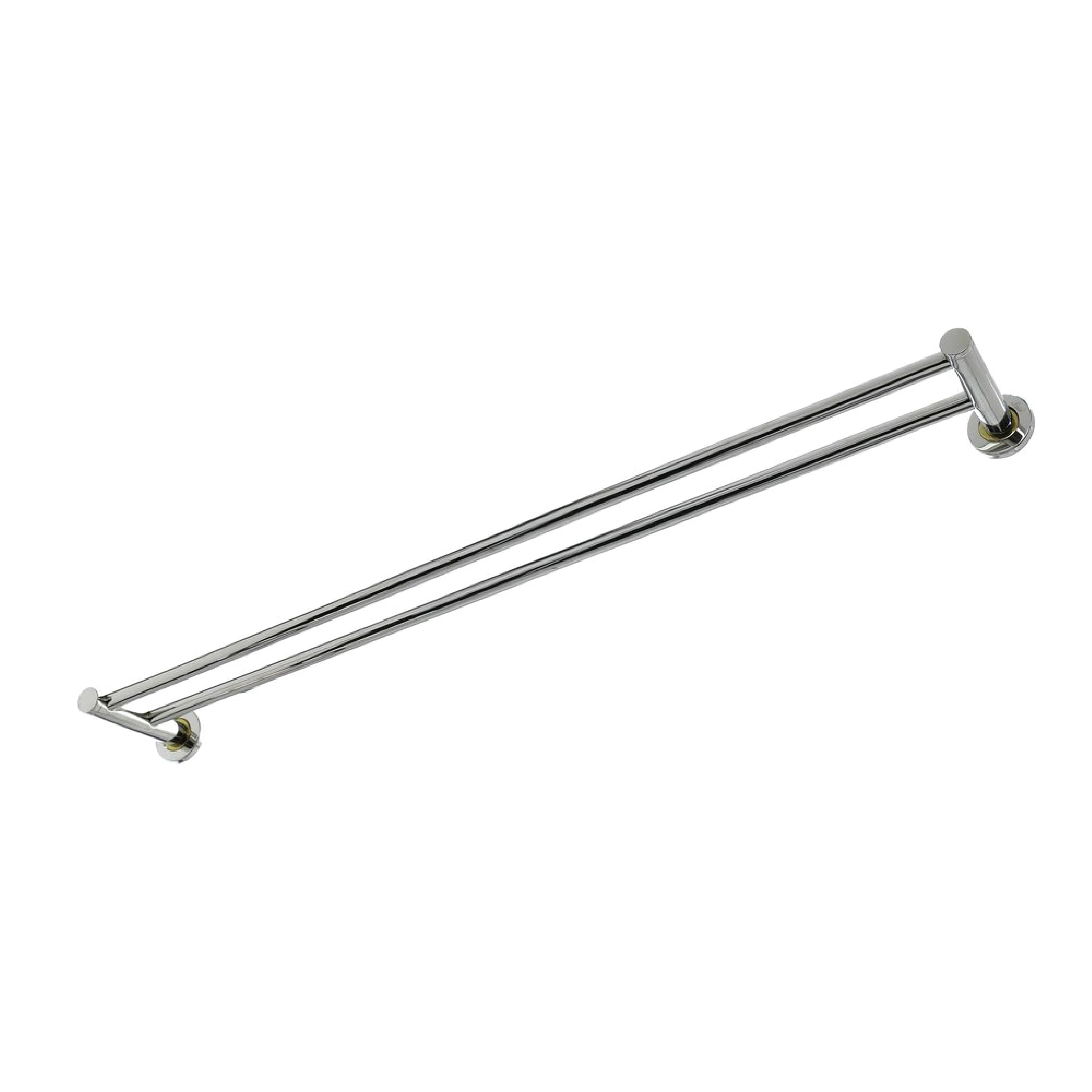 (MR.DIY) Stainless Steel Double Layer Towel Bar Rack (90cm) - Image 4