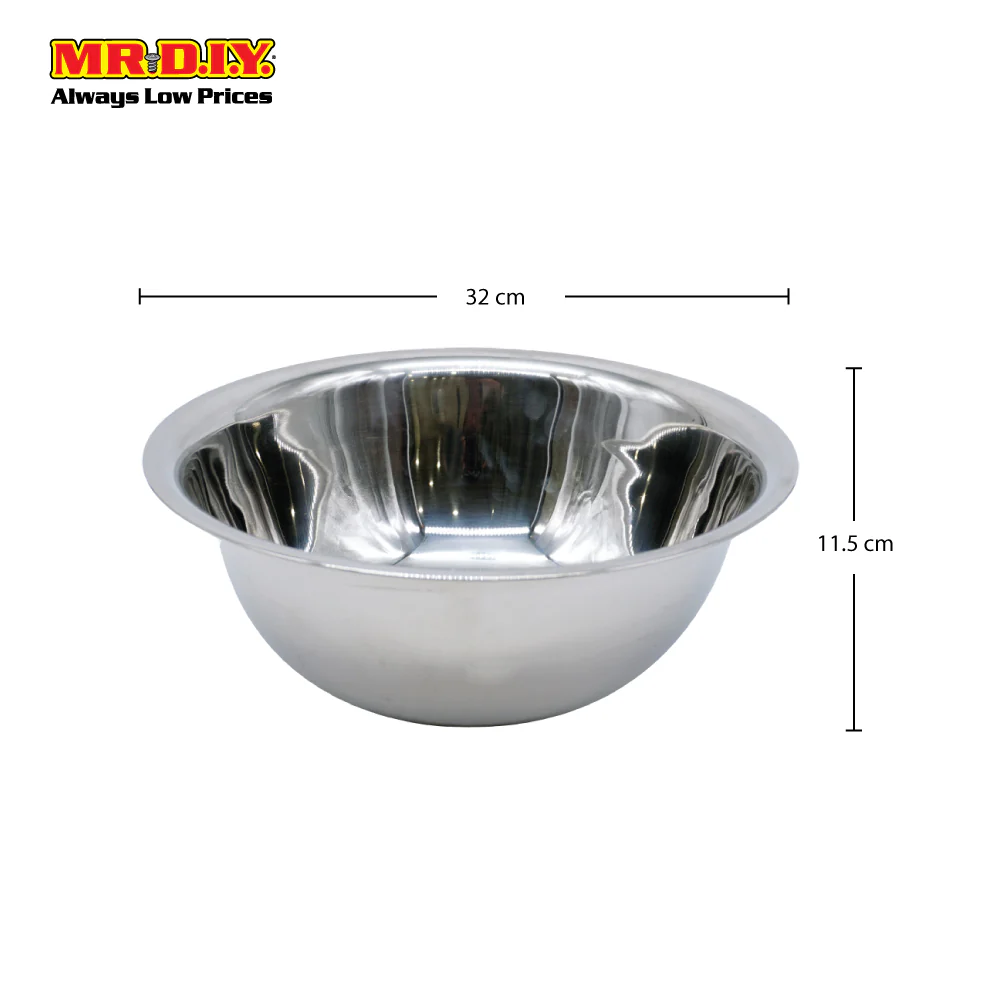 (MR.DIY) Stainless-Steel Mixing Bowl (32cm) - Image 2
