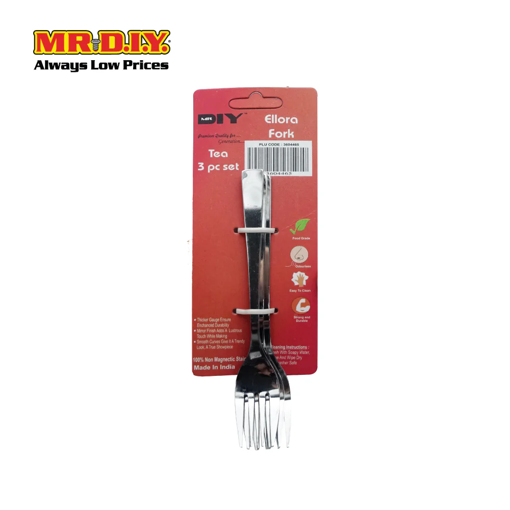 (MR.DIY) Tea Fork (3 pcs)