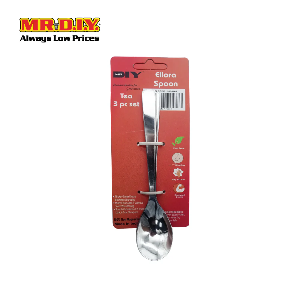 (MR.DIY) Tea Spoon (3 pcs)