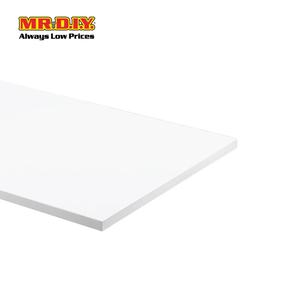 (MR.DIY) Wood Board Pb Decoration 80x19.5x1.5cm (White) - Image 2