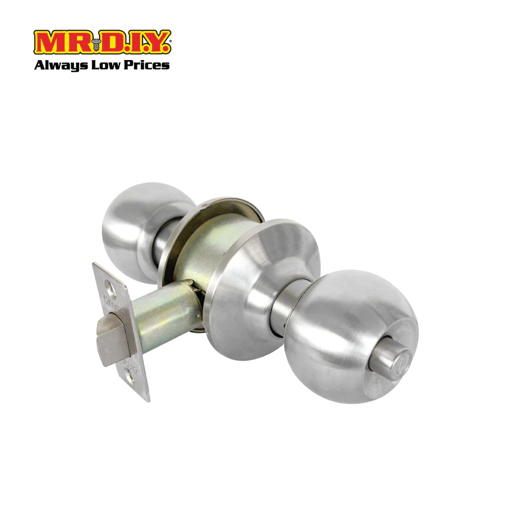 (MR.DIY) 3871SS Stainless Steel Cylindrical Knob Lock Door Set (60mm) - Image 2