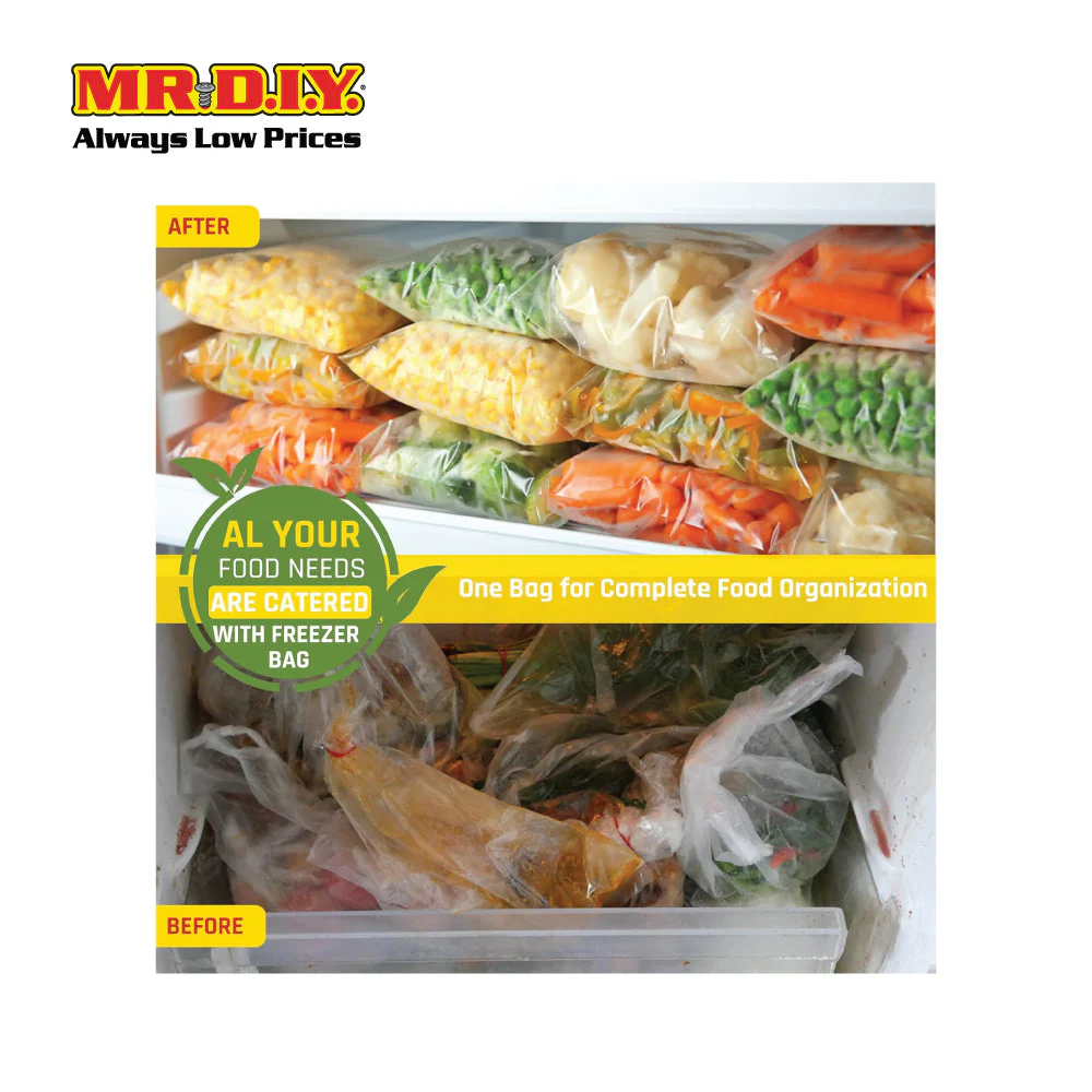 (MR.DIY) Resealable Storage Bag 60pcs (L12cm x 8.5cm) - Image 3